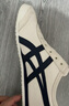 Onitsuka Tiger鬼塚虎男女帆布一腳蹬懶人鞋MEXICO 66? SLIP-ON 1183A360 米色/藏青色 42 曬單實(shí)拍圖