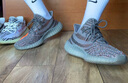 阿迪達(dá)斯Yeezy350夏日透氣男鞋灰橙椰子休閑鞋GW1229 38.5 曬單實(shí)拍圖