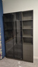 波克夏家具家具屋手辦柜展示柜玩具模型展柜陳列柜家用透明玻璃防塵柜收納柜 120cm長雙門三抽【輕奢灰】 包送裝 曬單實拍圖