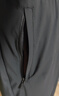 羅蒙（ROMON）休閑褲子夏季男士冰絲速干直筒長(cháng)褲薄款運動(dòng)褲子男JRY黑色平腳3XL 曬單實(shí)拍圖