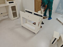 全友家居奶油風(fēng)家具多功能餐邊柜一體靠墻小戶型家用折疊餐桌椅組合 矮款餐邊柜+折疊桌 曬單實(shí)拍圖