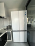 美的（Midea）503純平全嵌十字雙開(kāi)門(mén)對(duì)開(kāi)門(mén)四開(kāi)門(mén)一級(jí)能效風(fēng)冷無(wú)霜底部散熱大容量超薄家用電冰箱政府補(bǔ)貼20% BCD-503WUSPZM(E)流蘇白 曬單實(shí)拍圖