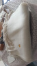 玖慕（JIUMU）純羊毛圍巾女冬季披肩女士秋冬保暖圍脖生日圣誕禮物禮盒裝 SZ028 椰奶米 曬單實(shí)拍圖