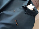 皮爾卡丹（pierre cardin）冬季桑蠶絲長(cháng)袖中年男士翻領(lǐng)印花加絨加厚爸爸裝長(cháng)袖t恤上衣打底 SM2218-墨綠 M 165【建議90-120斤】 曬單實(shí)拍圖
