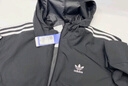 adidas經(jīng)典三條紋運動(dòng)連帽夾克外套男女秋季阿迪達斯三葉草 黑色   XL 曬單實(shí)拍圖