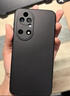 華為（HUAWEI）華為P50手機殼P50Pro全包P50e液態(tài)硅膠殼P5O防摔保護套曲面屏外殼 石墨黑 華為P50 曬單實(shí)拍圖