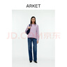 ARKET女裝 棉質(zhì)圓領(lǐng)落肩毛衣針織衫丁香紫秋季新款1188498004 丁香紫 S 165/88A 曬單實(shí)拍圖