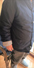 恒源祥中老年男裝棉衣加厚棉花棉襖男士手工可拆卸純棉棉服紐扣扣子棉襖 黑色 165/M(115斤以下) 曬單實(shí)拍圖