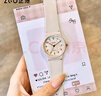 正港（ZGO）手表女學(xué)生電子表兒童學(xué)生中考高考國考公務(wù)員考試手表 852奶茶色 曬單實(shí)拍圖