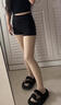 浪莎面膜鋼絲襪女春秋薄款硅膠防滑底高彈肉色光腿神器打底連褲襪 曬單實(shí)拍圖