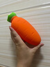 洽苒硅膠熱水袋注水暖水袋灌水式防爆防漏迷你小號隨身便攜可愛(ài)暖手寶 胡蘿卜330ml【硅膠材質(zhì)】橙色 曬單實(shí)拍圖