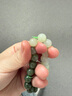 周大生【禮物】和田玉手串漸變情侶款手鏈生日禮物單珠約10mm 曬單實(shí)拍圖