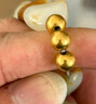 縱橫金業(yè)足金999  黃金轉運珠 金珠子  1克 單顆 散珠 手串diy 1克  轉運珠 曬單實(shí)拍圖