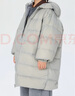 jnby by JNBY江南布衣童裝冬中長(zhǎng)款羽絨服連帽保暖加厚柔軟女童兒童1NBC13650 068淺米灰 150 cm 曬單實(shí)拍圖