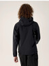 ARC'TERYX始祖鳥 GAMMA MX HOODY 防風(fēng) 女子 軟殼夾克 BLACK/黑色 M 曬單實(shí)拍圖