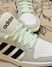 adidas ENTRAP美式校園風運動板鞋少年感復古籃球鞋男女阿迪達斯   白色/黑色/礬土棕   37 曬單實拍圖