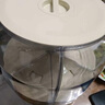 JCZS德國品牌五谷雜糧收納盒米桶防蟲(chóng)防潮密封旋轉分隔裝大米缸儲存罐 12斤·月牙白 【六分格 旋轉收納 一鍵開(kāi)啟】 曬單實(shí)拍圖