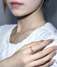 中國黃金（CHINA GOLD）18K金碎碎冰戒指女2025新款百搭簡(jiǎn)情人生日禮物中秋節禮物送女友 【京速達】18K碎碎冰戒指 約0.25g【10號】 曬單實(shí)拍圖