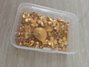 吾皇老金黃金古法金珠足金999DIY配件散珠小金珠隔珠路路通轉運珠 約0.24g 曬單實(shí)拍圖