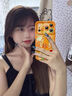 金恒適用蘋果17promax手機(jī)殼iPhone17液態(tài)硅膠保護(hù)殼iphone17pro高級(jí)感鏡頭全包16pro防摔支架掛繩外殼 【卡通-活力橙+絨布短繩】鏡頭保護(hù) iPhone 17 Pro Max 曬單實(shí)拍圖