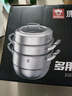 康巴赫三層蒸鍋304不銹鋼湯鍋德式復底多用鍋28cm電磁爐燃氣灶通用 曬單實(shí)拍圖