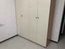 全友家居簡約奶油風(fēng)四門衣柜次臥室家用靠墻落地柜子成品衣櫥國家補(bǔ)貼 曬單實(shí)拍圖
