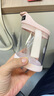 babycare三合一斜口吸管杯寶寶喝水牛奶學(xué)飲杯男女刻度兒童水杯-滿杯300ml 曬單實(shí)拍圖