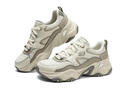 斯凱奇（Skechers）女式增高透氣運動(dòng)鞋厚底時(shí)尚150521 石頭色/橄欖色/STOL 36 曬單實(shí)拍圖