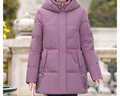 鴨鴨（YAYA）媽媽羽絨服女冬2025新款中年女款中老年女裝冬裝短款加厚外套 曬單實拍圖