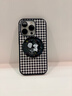 PopSockets【黑夜浪漫·手機殼】泡泡騷手機支架氣囊伸縮防摔手機殼黑白棋盤(pán)iPhone 17/16 Pro Max手機保護套 黑白棋盤(pán) iPhone 15 Pro 曬單實(shí)拍圖