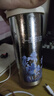 胖東來純鈦咖啡杯保溫杯高顏值便攜雙飲杯提繩車載全鈦吸管線上商城超市 純鈦咖啡杯【蝴蝶】貼金工藝 內(nèi)外純鈦 曬單實拍圖