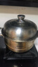 愛(ài)仕達（ASD）蒸鍋304不銹鋼三層家用湯鍋蒸煮燉 雙層復底26CM大容量蒸籠G3 曬單實(shí)拍圖