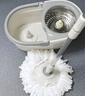 好媳婦旋轉拖把38cm2個(gè)棉頭 液壓桿雙驅動(dòng)免手洗家用一拖凈不銹鋼籃 曬單實(shí)拍圖