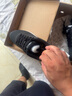 鴻星爾克男鞋氣墊運(yùn)動(dòng)鞋休閑鞋黑色防滑減震跑鞋軟底回彈輕便跑步鞋子男 曬單實(shí)拍圖