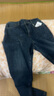 夢(mèng)舒雅商場(chǎng)同款深藍刺繡直筒牛仔褲女2025秋季高腰寬松顯瘦闊腿褲 曬單實(shí)拍圖