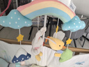 澳貝（auby）新生兒見面禮盒實用嬰兒玩具床掛搖鈴牙膠萌兔安撫巾玩偶滿月禮物 曬單實拍圖