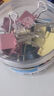 晨光（M&G）文具4#25mm 48只/罐 彩色長尾夾 中號金屬票據(jù)夾 經(jīng)濟(jì)型辦公用品燕尾夾ABS916J4 曬單實拍圖