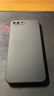 KEKLLE 適用蘋果7plus/8plus液態(tài)硅膠手機殼iPhone7plus/8plus保護套新全包保護殼膚感防摔超薄軟殼 黑色 曬單實拍圖