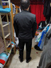羅蒙（ROMON）【西服+馬甲+西褲】西服套裝男士商務(wù)職業(yè)正裝西裝套裝男黑色3XL 曬單實(shí)拍圖