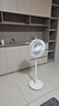 美的（Midea）電風(fēng)扇家用7葉落地扇搖頭電風(fēng)扇循臥室宿舍輕音風(fēng)扇臺式桌面小型風(fēng)扇臺地兩用升級款 白色丨7葉臺地兩用 曬單實(shí)拍圖