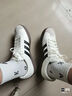 adidas T頭鞋 VL COURT復古板鞋德訓鞋男女阿迪達斯輕運動(dòng) 漢玉白/黑色/樹(shù)脂黃   41 曬單實(shí)拍圖