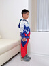 ULTRAMAN奧特曼衣服男童加絨加厚冬裝兒童冬季賽羅套裝男孩秋冬蜘蛛俠童裝 【賽羅】（加絨加厚） 外套+長(cháng)褲 130 【建議身高120-130cm】 曬單實(shí)拍圖