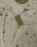 婧麒（JOYNCLEON）新生嬰兒衣服純棉秋款初生男女寶寶春秋睡衣分體打底內(nèi)衣套裝 蒲公英綠色 【高腰款】 73 cm 曬單實(shí)拍圖
