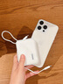 名創(chuàng  )優(yōu)品（MINISO）充電寶自帶線(xiàn)小巧便攜45w快充3c認證可上飛機type-c專(zhuān)用lighting手機適用蘋(píng)果華為vivo小米opp安卓 皎月白【45W】自帶雙線(xiàn)丨1萬(wàn)毫安丨可上飛機 曬單實(shí)拍圖