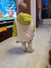 巴拉巴拉（BALABALA）童裝兒童羽絨服兩件套男童女童寶寶冬裝連帽外套 綠白色調00341 110 充絨量35g 曬單實(shí)拍圖