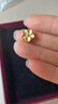 中銀鑫行桃花轉(zhuǎn)運(yùn)珠吊墜足金999黃金項(xiàng)鏈掛墜硬金DIY手串送女友禮物 桃花吊墜（克重多退少補(bǔ)） 約0.8g 曬單實(shí)拍圖