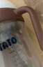 小土豆（potato）嬰兒奶瓶PP兒童吸管水杯自帶重力球奶嘴6個月以上 300ml月光灰 曬單實拍圖