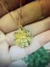 中國黃金（CHINA GOLD）牡丹花黃金項鏈女送媽媽款足金吊墜生日禮物送老婆媽媽紀念日實(shí)用 京速達/吊墜贈s925金色鏈 曬單實(shí)拍圖