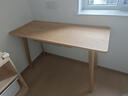 楚棠實(shí)木櫸木書(shū)桌簡(jiǎn)約家用中學(xué)生北歐小戶(hù)型學(xué)習寫(xiě)字桌臥室電腦桌 櫸木單桌【升級款】 全實(shí)木 140x60x75cm 曬單實(shí)拍圖