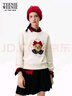 Teenie Weenie小熊女裝衛衣秋冬季圓領(lǐng)時(shí)尚刺繡學(xué)院風(fēng)白色休閑上衣 乳白色 M (165) 曬單實(shí)拍圖